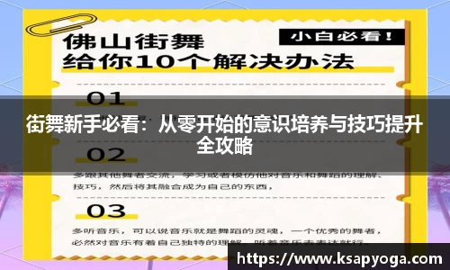 街舞新手必看：从零开始的意识培养与技巧提升全攻略