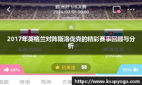 2017年英格兰对阵斯洛伐克的精彩赛事回顾与分析